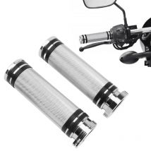 Motorrad 1 "25mm Griff Bar Handgriffe Chrom Für Harley VRSC XL XR Dyna Softail Touring Sportster 883 1200 FLHR