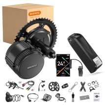 Bafang 250W 350W 500W Kit de Motor 36V Kits de conversión de bicicleta eléctrica de accionamiento medio BBS01B BBS02B Motor de bicicleta eléctrica 13Ah 24Ah batería de bicicleta