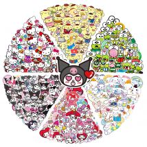50 sztuk naklejki dla dzieci Cartoon Kuromi moja melodia śliczne naklejki zabawki dla dziewczynki