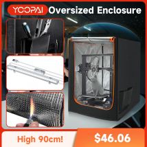 Custodia per stampante 3D YOOPAI con luce LED Casa per stampante 3D per custodia Ender serie Creality K1c Ignifuga antipolvere LargeK