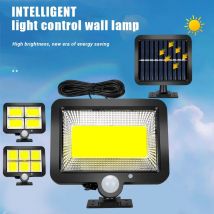 Zewnętrzny czujnik ruchu lampa słoneczna akumulator 1/4/6 COB światła solarna ścienna wodoodporne