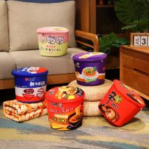 1pc Simulation Instant Nudel Eimer Plüschtiere köstliche Nudeln lebensechte Decke erstaunliches Kissen für Geburtstag Weihnachts geschenk