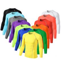 Uomo Donna Bambini Bambini Ragazzo Ragazza Compressione Corsa Maglietta lunga Fitness Sport Basket Calcio Palestra Abbigliamento sportivo Abbigliamento B1004