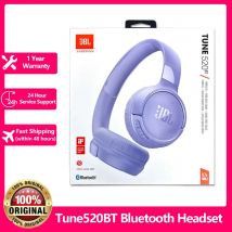 JBL 100% Original TUNE 520BT cuffie Wireless Bluetooth per ragazzi e ragazze, cuffie sportive