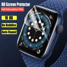 HD-Folie für Apple Watch Displayschutzfolie 45 mm, 41 mm, kein gehärtetes Glas), iWatch-Schutz, Apple Watch Serie 7, 8, 9, Zubehör