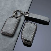 2/4 Tasten Metall Leder Auto Fernbedienung Schlüssel Fall Shell Fob Für Volvo fh16 rc FM EVRO 6 fh Lkw semi Interior Styling Zubehör