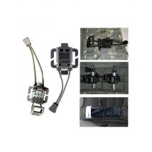 652D Flashlight Clip Outdoor Multifunctions Tactic Wheel Clip Hikings Hangings Buckle