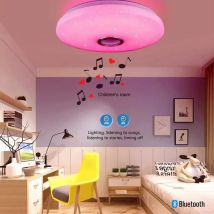 Lampade da soffitto moderne RGB Dimming Illuminazione domestica APP Bluetooth Musica leggera 52W 36W Plafoniere intelligenti con telecomando AC220V