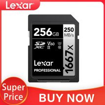Lexar 1667x SD-Karte 64 GB 128 GB 256 GB V60 High Speed 800x Pro SD-Karte 32 GB 64 GB 128 GB 256 GB Speicherkarte V30 Klasse 10 für Kamera