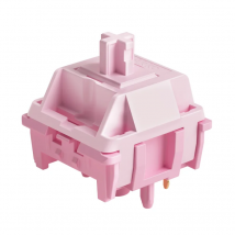 Akko Stellar Rose Switch 5 pin 37gf Interruttori lineari a basso funzionamento Lubrificati in fabbrica Compatibile con tastiera meccanica MX (45 pezzi)