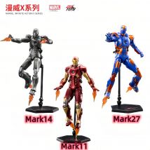 ZD Toys 18CM The Avengers Iron Man MK10 MK11 MK14 MK18 MK19 Mk27 MK28 Actionfigur Bausatz Spielzeug Geschenk für Jungen