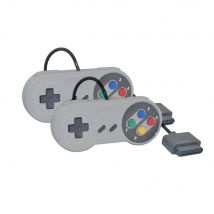 2 Stück Wired Game Controller Gamepad für SNES System Console Control Pad Gamepads