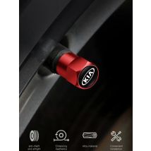 4Pcs Metal Car Wheel Tire Valve Caps Air Stem Covers For Kia GT-Line Sportage Ceed Rio Picanto Sorento Soul Cerato Venga Forte