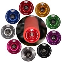 Straße Mountainbike Lenker Kappe Fahrrad Griff Bar Abdeckung End Plugs Aufgeblasen Aluminium Legierung Lock Stecker Ein Paar Mtb Zubehör