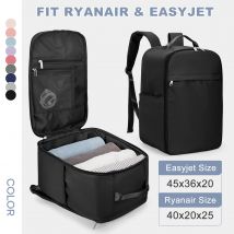 Zaino Ryanair 40x20x25 Borsa da cabina, Zaino da viaggio per bagaglio a mano per Easyjet Cabin Bag 45x36x20, Zaino per laptop per donna/uomo