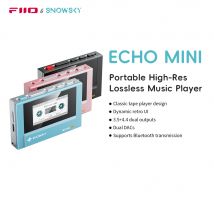 SnowSky/FiiO Echo Mini HiFi Bluetooth MP3 Lettore musicale puro, riproduzione di 15 ore, uscita cuffie da 3,5 mm/4,4 mm