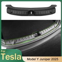 Für Tesla Juniper 2025 TPE Auto Stamm Schutz Streifen Anti-Kollision Scratch Heckklappe Trim Hinten Stoßstange Tür Sill Zubehör