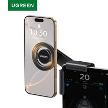 UGREEN Supporto magnetico per telefono per auto Touchscreen Tesla Struttura triangolare per Magsafe iPhone 16 15 Pro Max Samsung S25 Xiaomi