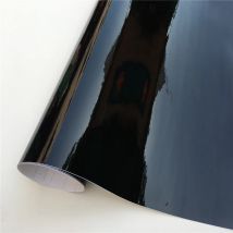 Ultra Gloss Piano Black Vinyl Wrap Film Naklejka Błyszcząca czarna samoprzylepna winylowa