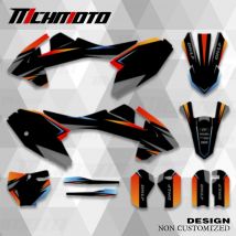 MCHMFG Motorrad-Vollgrafik-Hintergründe, Aufkleber-Set für KTM SX 65 2016–2023, MC65 MC 65 2021 2022