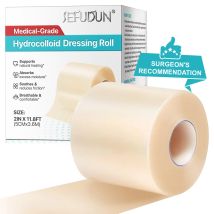 1 Roll Hydrocolloid Band Aid Dressings For Effective Wound Care Extra Thin Soft Waterproof Self-Adhesive Scar Cover Tape