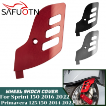 Sprint 2014 Vorderrad Stoßdämpfer abdeckung für Vespa Primavera 2022 2015-2018 Motorrad Absorber Seitens chutz CNC Zubehör