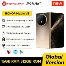 HONOR Magic V5 Global Version 5G Składany smartfon Snapdragon 8 Elite 7,95-calowy wyświetlacz LTPO OLED Bateria 5820 mAh 66 W SuperCharge