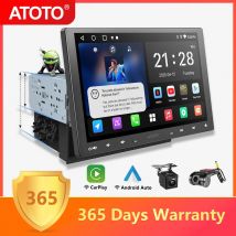 ATOTO Autoradio Android 10 pollici Singolo 1 Din Wireless Apple CarPlay Android Auto Schermo 1Din Car Stereo Lettore multimediale A5L