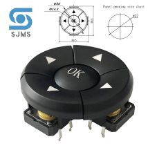 1set Electronic Equipment Instruments 5 Way Direction Combination Button Control ABS Office DIP Switch Indoor Home With Cap DIY