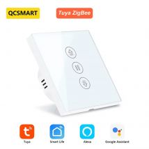 Tuya Smart ZigBee 3,0 EU Vorhang Jalousien Touch Schalter für Elektrische Rollladen motor Google Alexa Sprachsteuerung Home Automatio