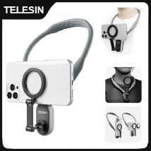 TELESIN Magnetische Telefon-Silikon-Halshalterung mit Schnellverschluss für iPhone 15, 14, 13, 12, 11, SAMSUNG HUAWEI XIAOMI Telefonzubehör