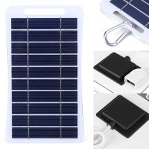2W 5V Solar Lade Panel Wasserdichte Batterie Ladegerät Power Notfall Panel Telefon Power Bank für Camping Rucksack Wandern