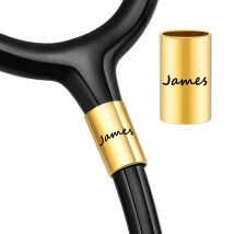 Vnox kostenlos angepasste Stethoskop Namensschild Charms für Krankens ch wester Arzt Tierarzt, personal isierte Edelstahl Stethoskop ID Zubehör