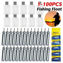 Electric Fishing Floats Portable Fishing Bobber Floats Rechargeable Luminous Fishing Floats CR425 Battery Tackles Supplies