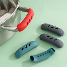 2 pezzi di copertura della maniglia della padella in silicone, isolamento termico, supporto della maniglia, impugnatura, gadget da cucina