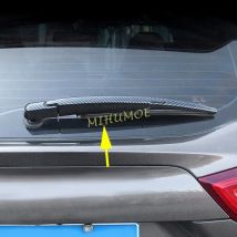 Carbon Fiber Rear Windscreen Wiper Cover Trim For 2014-2025 Nissan Rogue Sport X-Trail T32 T33 Qashqai J11 J12