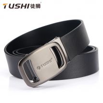 TUSHI Neue Golf Sport Gürtel Für Männer Gürtel Qualität Echtes Luxus Leder Gürtel Männlichen Metall Automatische Schnalle Jeans Ratsche Gürtel