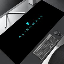 Alienware Gaming-Mauspad, Tastatur, rutschfestes Gummi-Mauspad, Lauge 1200 x 600 mm, Schreibtischunterlage, PC-Gamer, Büroteppich, Heim-Tischunterlage