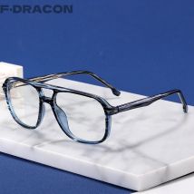 TR90 montatura per occhiali da uomo a doppio raggio alla moda montatura per occhiali da donna Ultra leggera Anti luce blu da vista 82120