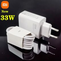 Xiaomi Ladegerät 33W EU Original Schnellladeadapter 2M 1,5M1M Typ C Kabel für Redmi Note 10 Pro 9 Mi 9 10 Poco X3 F3 F2 M3 M4
