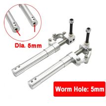 Una coppia 5mm Altezza 70mm a 170mm Molla posteriore Smorzamento Inginocchiato Carrello di atterraggio Retratare 3-4kg RC Modello di aereo JET EDF Parte di aereo