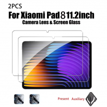 2 pezzi di protezione per schermo in vetro temperato per Xiaomi Pad 8 8PRO 11.2 per Mi Pad 7 6s 6pro Protezione protettiva in vetro HD