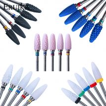 Ceramic Nail Drill Bit Nail Files Milling Cutter Electric Burr Grinding Head Manicure Pedicure Clean Cuticle Nail Art Equipment