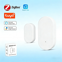 Sensore per Porte e Finestre Tuya Zigbee, Allarme Magnetico Smart Life, Compatibile con Alexa e Google Assistant, Supporta Z2M Zigbee2MQTT