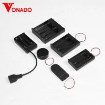 USB Power Batterie Lagerung Fall Für LED Licht Zubehör Batterie Box Kompatibel Mit DIY Blöcke Modell Mit Verbindung Kabel