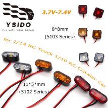 YSIDO RC Auto Blinker Led Warnleuchten Marker Lichter für 1/10 TRX4 Defender Bronco SCX10 1/14 Tamiya S cania Actros Volvo