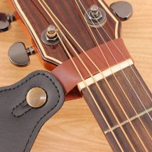 Folk Gitarren gurt Schnalle Leder Gürtel Safe Lock für Ukulele Bass Zubehör