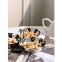 Edelstahl 3-teilige Snack-Schüssel Set Dessert teller Servier platte zum Servieren von Aperitifs Pickle Toppings Gewürze