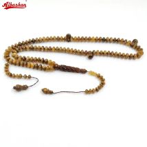 Tasbih 99, natürliches Bullenhorn, Misbaha-Gebetsperlen, muslimisch, arabisch, türkisch, islamische Sammlung, Luxus-Geschenkarmband