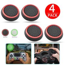 4 pezzi di gomma morbida in silicone antiscivolo pollice grip stick cap custodia in pelle per Sony Play Station 4 PS 4 PS4 Slim Pro Xbox One 360